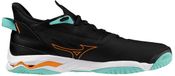 Mizuno Wave Mirage 5 Chaussures d'intérieur Hommes Handball Noir/Tangelo/Icegreen Taille 47