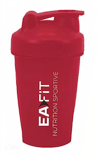Eafit Proteïneshaker - Rood - 400 ml