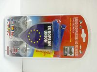Lichtketting vlaggen 2 x 6 met zuignap