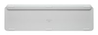 Logitech MX Keys S - Clavier sans fil - QWERTY US International - Aluminium, Blanc