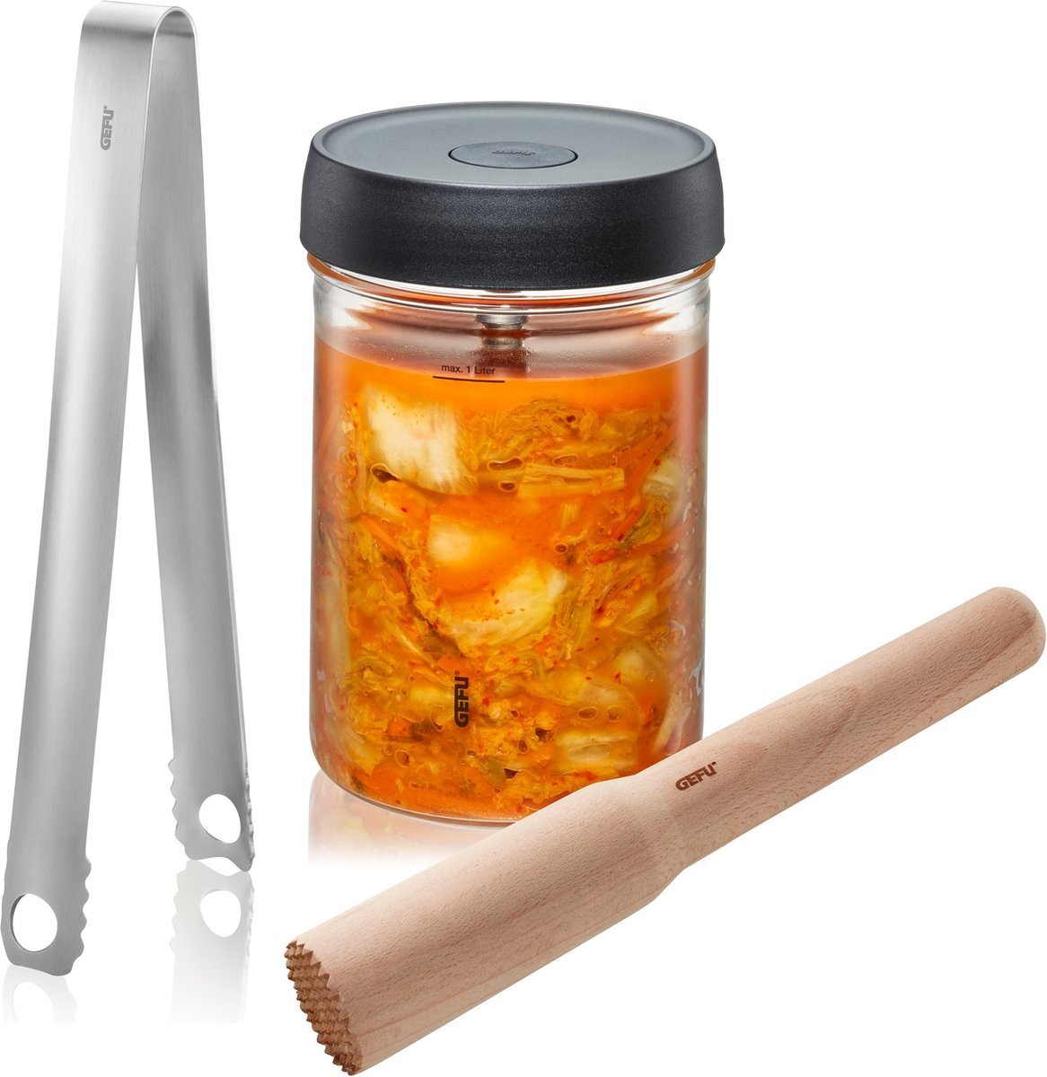 Gefu Fermentatieset, Set van 4 - GEFU|NATIVO