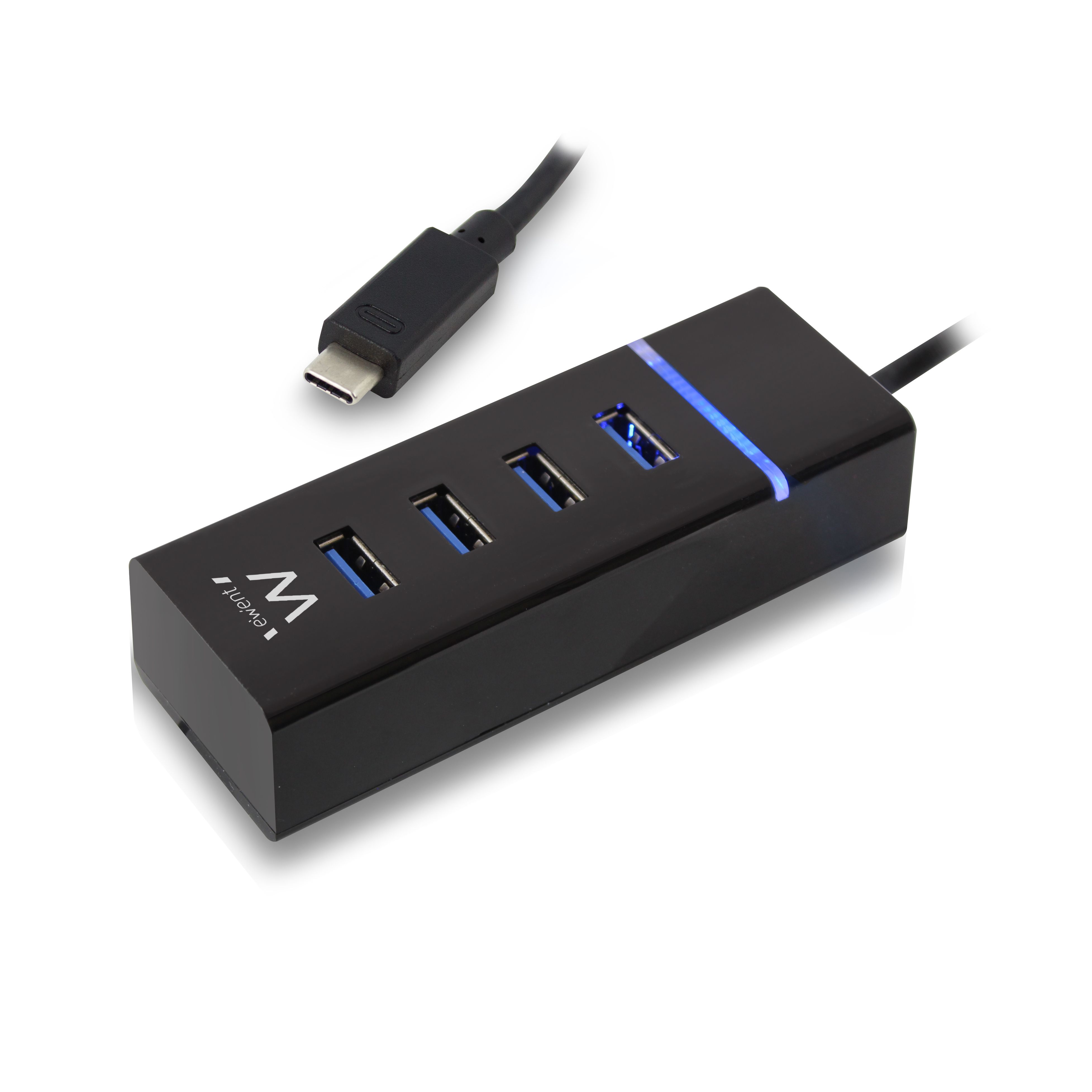 Ewent EW1137 4-Poorts USB 3.1 Gen1 (USB 3.0) Hub Type-C