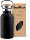 Bambaw 350ml RVS Thermosfles - Zwart