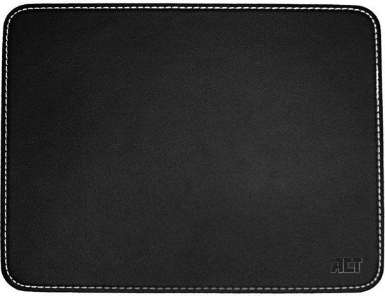 ACT AC8000 Muismat - Zwart Lederlook - Standaard