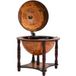 Maison Exclusive - Bar à vin forme globe marron bois d'eucalyptus massif