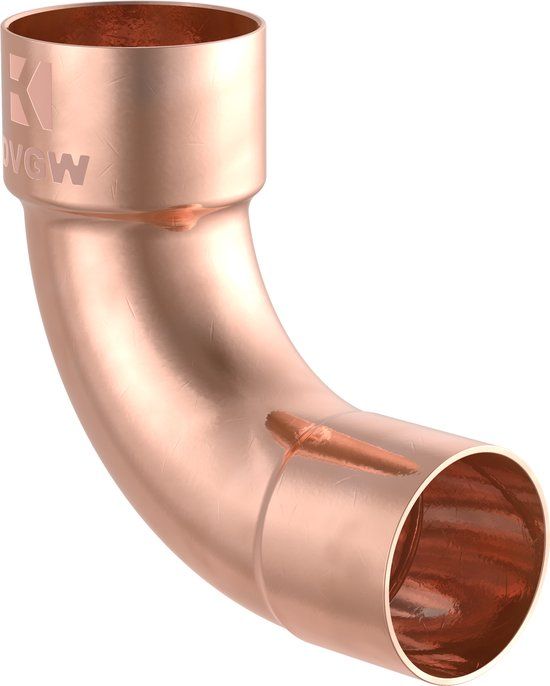 KIRCHHOFF CU Boog 90° - Blanco - 28 mm - 1 mof - (5001a)