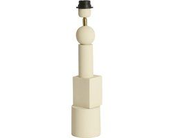 Light & Living Lampvoet VIVIANE mat crème Ø10x40,5 cm