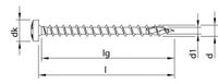 HECO TOPIX-Plus spaanplaatschroef 4x45mm cilinderkop RVS voldraad PZD 2 (200 stuks)