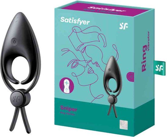 Satisfyer Sniper - Vibrating Cock Ring - Black