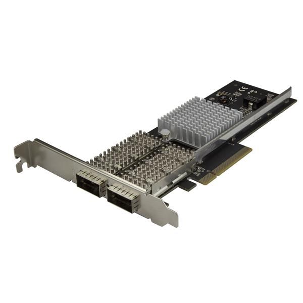 StarTech.com Dual-poort QSFP+ NIC netwerkkaart PCI Express Intel chip - Zwart