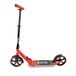 Zinc Cruise Opvouwbare step met licht aluminium frame, in hoogte verstelbaar met ABEC 7-kogellagers, belastbaar tot 100 kg, rood en zwart