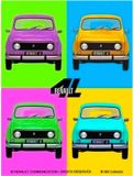 IETS15183RA Renault Metal Sign 30 x 40 cm Renault 4L Popart