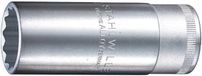 Stalen Stahlwille 51 26 03020026 Dubbel zeskant Dopsleutelinzetstuk 1/2 (12.5 mm)