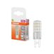 OSRAM LED PIN veelkleurige LED-lamp met retrofit G9-fitting, 4,9 W / 806 lm, helder, koudwit licht met 4000 K, niet dimbaar, IP20, loodvrij glas, diameter 18 mm.