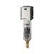 Riegler Filter »Futura mini« met polycarbonaat houder, 5 μm, BG 0, G 1/4, PE 1,5-12 bar, temp. -10 °C tot 50 °C, condensafvoer: VA