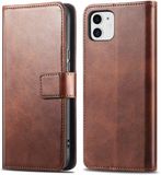 imoshion Luxe Bookcase - Geschikt voor Apple iPhone 11 - Donkerbruin