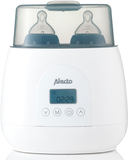 Alecto BW700TWIN Flessenwarmer - Wit - Dubbel - Sterilisator - Timer - 512W