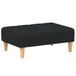VidaXL Voetenbank 77x55x31 cm stof zwart