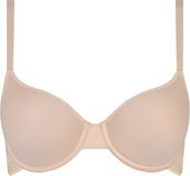 Chantelle Easy Bliss Soutien-gorge couvrante en mousse à mémoire de forme dos nageur toucher doux beige doré