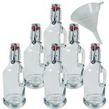 Viva-Haushaltswaren - 6 glazen flessen 200 ml met beugelsluiting