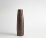 Vase Hématite Conico l14 x P9 x H48 cm Aluminium Moulé