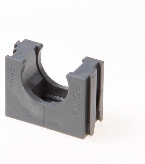 Pipelife Polfix+ Drukzadel Kunststof Grijs 100 stuks