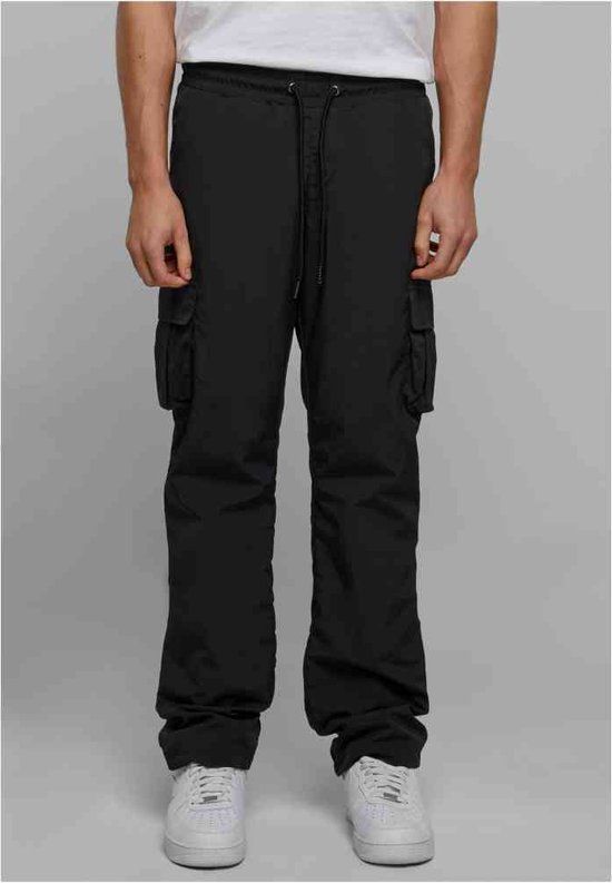 Urban Classics Straight Leg Nylon Cargobroek - Zwart - 3XL - Heren