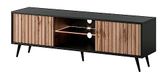 Selsey Bello TV-kast melamine zwart 135 cm