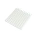 Homéa, Set van 10 huishoudelijke kaarsen, 20 cm, wit