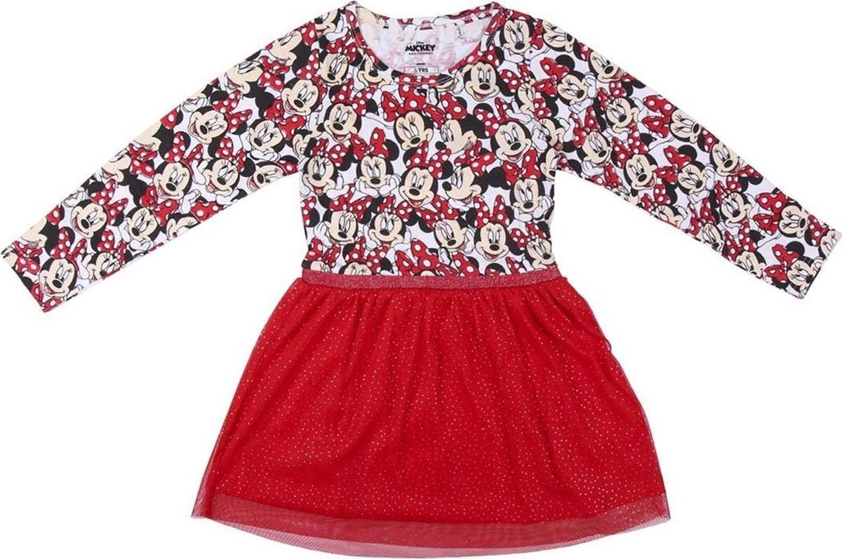 Disney Minnie Mouse Disney - Minnie Mouse - verkleed jurkje - 3 jaar - met gratis haarband