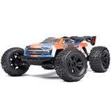 ARRMA RC Truck 1/8 KRATON 4X4 6S BLX Brushless V6 Speed Truck RTR (Lipo batterij en oplader niet inbegrepen) (blauw/oranje), ARA8608V6T1