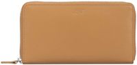 JOST Leren portemonnee Arva Slg Wallet Latte Lichtbruin