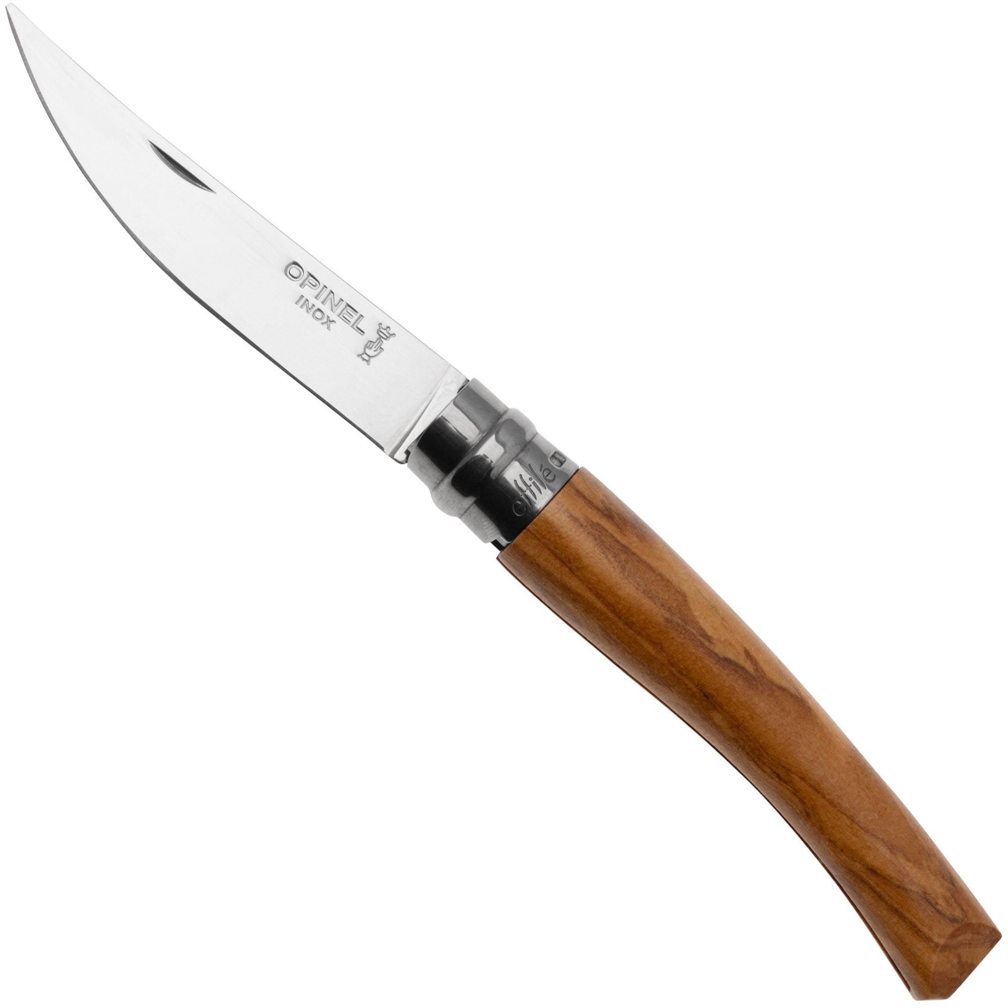 Opinel Effilé No. 8 - Olijfhout - Zakmes