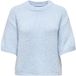 JDY Jacqueline de Yong Trui Jdylinea S/s Pullover O-neck Knt 15367237 Cashmere Blue Dames Maat - L