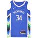 Nike NBA City Edition 22 Dri-fit Swingman Jersey No 34 Giannis Antetokounmpo Milbuc Game Royal