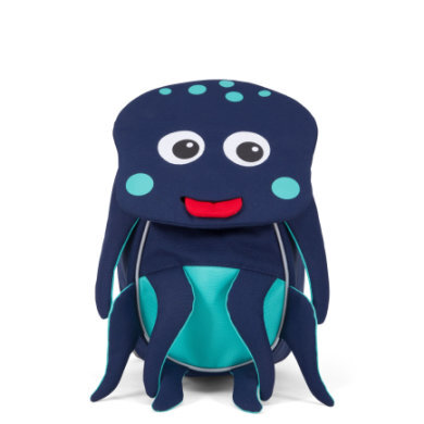Affenzahn Kleine Vrienden - Kinderrugzak: Oliver Octopus - Blauw
