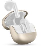 Cellularline CALL PURELY Bluetooth hoofdtelefoon ENC, 4 microfoons, ENC ruisonderdrukking, 32 uur batterijduur, multipoint-verbinding, Easy-Pick-design, goud