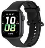 Wigento Honor Watch 5: Eenvoudig design, sluiting, zachte siliconen vervangende band, zwart
