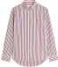 Tommy Hilfiger Heren Lange Mouwen Shirt XL Katoen Rood/Multistripe