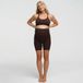 cfab - Naadloze zwangerschapsshorts met hoge taille - Bruin - XL