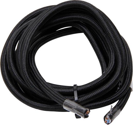 Kopp Textielsnoer - 2 meter - Zwart