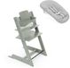 Stokke Tripp Trapp Chaise haute Glacier Green avec set nouveau-né et set bébé