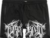 Black Blood by Gothicana Gothicana Zwarte zwembroek met elastiek en achterzak - Heren - XL