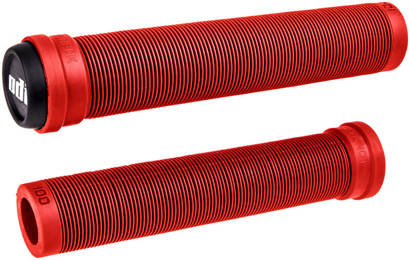 Odi Longneck SLX Flangeless BMX Grips, red