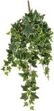 Mica Decorations Hedera klimop kunstplant - groen mix - hangplant - L25 x B25 x H80 cm
