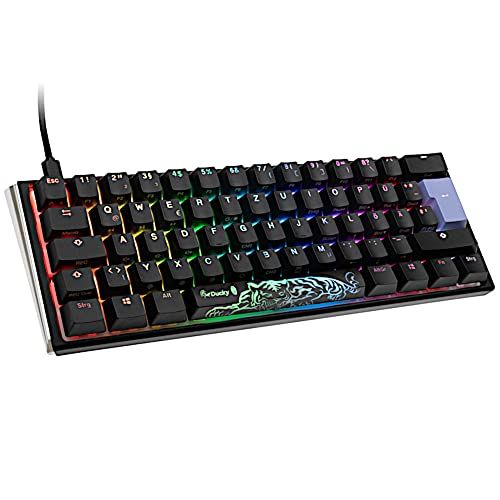 Ducky One 3 Classic Black/White Mini Gaming Tastatur, RGB LED - MX-Brown