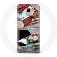 Maniacase Etui voor Samsung Galaxy A6 2018 BTS Kim Taehyung Et Jungkook Taekook Teaser Not Today You Never Walk Alone