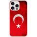 Apple iPhone 16 Drapeau turquie Verstevigd hoesje met sublimatie bedrukking