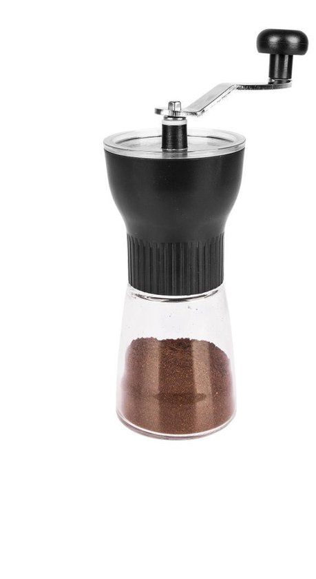 Handmatige koffiemolen zwart - 100% gerecycled Aluminium - 2021 model