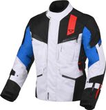 MACNA ZASTRO veste en textile, taille M, en couleurs bleu/gris/rouge/noir